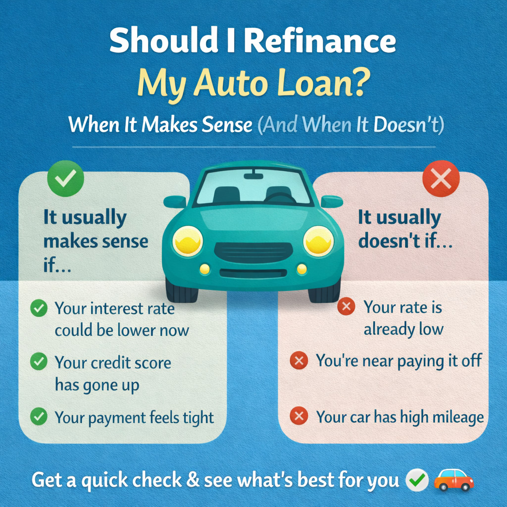 Infographic: Should I refinance My Auto Loan?