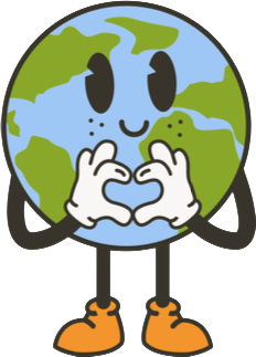 Earth Day Cartoon Character